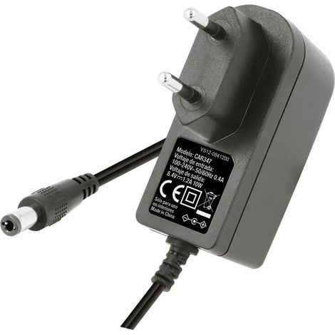 Cargador Batería Litio 8,4vdc  1200mah Car347