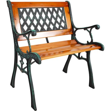 Gusseisen Gartenstuhl Gartensessel B61xT52xH74cm-MMC4365-S-Stuhl (1/4)