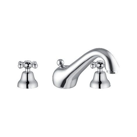 BATTERIA LAVABO CANNA BASSA SERIE MAREA Cromo PB