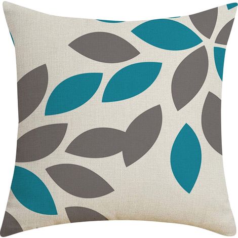 Housse D'oreiller - Coton - Grand Format 65 x 65 Cm - Décor Intérieur Salon Chambre - Lot De 2 (1/4)