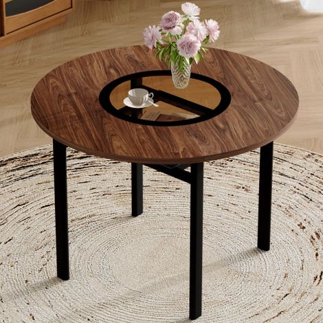 Table à manger ronde design minimaliste moderne 2 à 4 personnes (1/5)