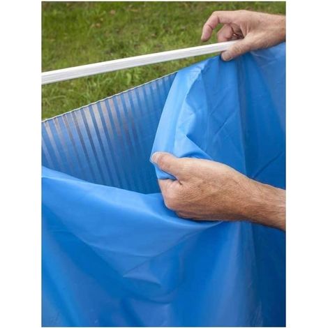 Telo di ricambio Liner BLU per piscine in acciaio rotonde 350 H120 GRE FS PR 350