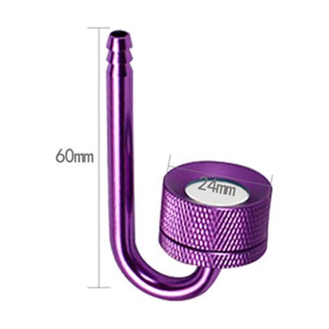 Aquarium Atomizer Diffuser System, Aquarium CO2 Diffuser Carbon Dioxide Aquatic Reactor Water Plants for Aquarium Fish Tank (purple) (1/5)