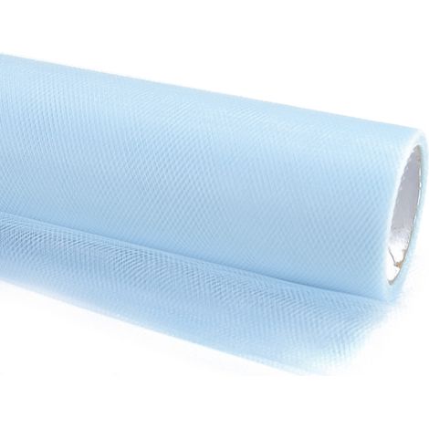 Tul liso, azul, 50 cm x 9 m, 1 unidad. (1/4)