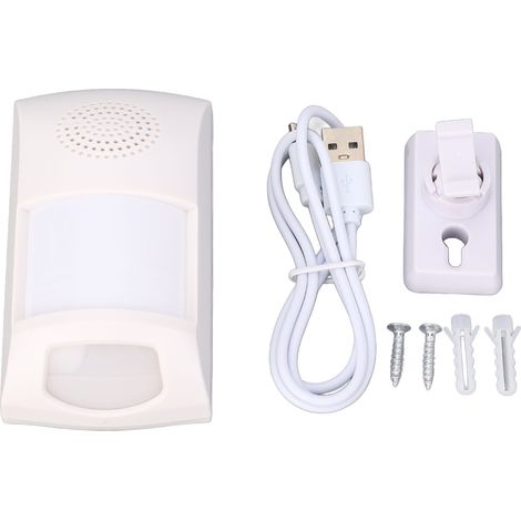 Détecteur de mouvement intelligent pour alarme de sécurité WiFi Tuya, détecteur PIR pour la maison avec contrôle via application. Bureau. (1/5)