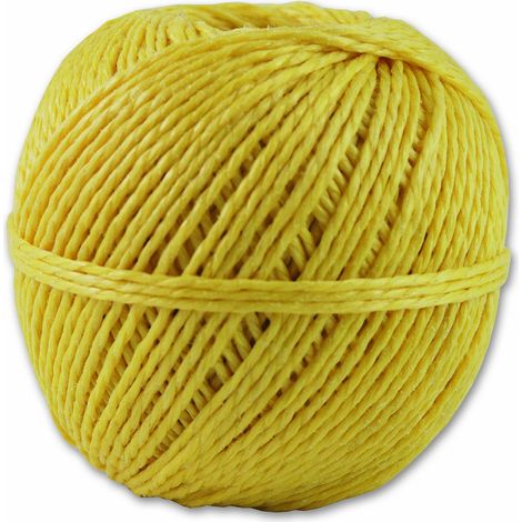 Chapuis PPV1J Spago in polipropilene - 39 kg - Titolazione 2/1800 - Diametro 1,6 mm - 100 g - Lunghezza 90 m - Giallo