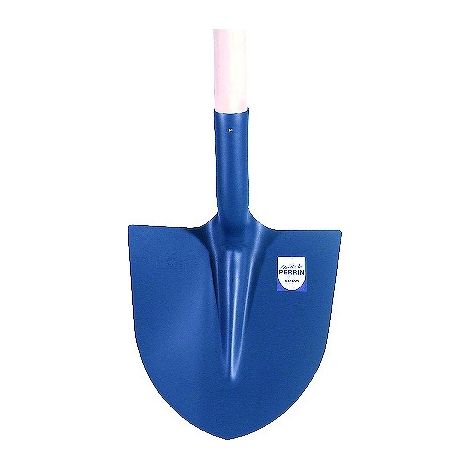 OUTILS PERRIN Pelle à terre, ronde, fortification 27 sans manche, outil à main pour le maçon et le BTP (1/5)