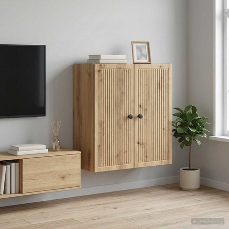 vidaXL Wall-Mounted Cabinet 59 x 31 x 60 cm Engineered Wood (1/5)