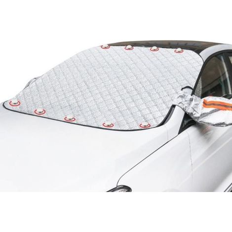 Pare Soleil Voiture 163 x 143 cm Protection UV Chaleur, Antivol,Résistant au Givre SUV 9 Aimants Intégrés Protection du rétroviseur (1/4)