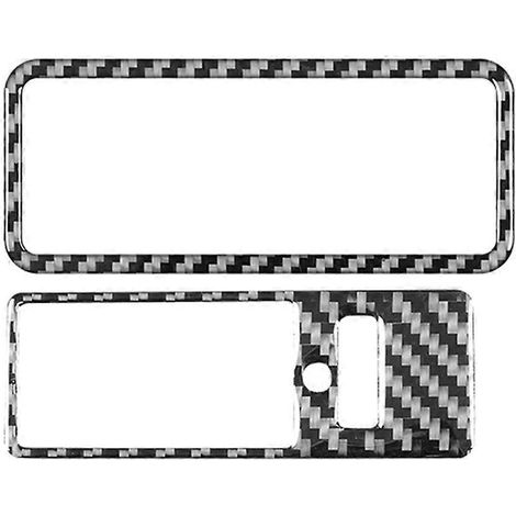 Kit de garniture de cache de réglage de commutateur de phares en fibre de carbone pour XF 2008-2015 (accessoires intérieurs pour conduite à gauche) (1/5)