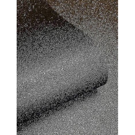 Papier peint texturé à effet pailleté - Couleur : Noir (1/4)