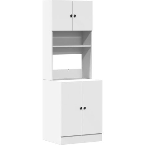 Maison Exclusive - Mobile da Cucina Bianco 60x50x180 cm Legno Multistrato