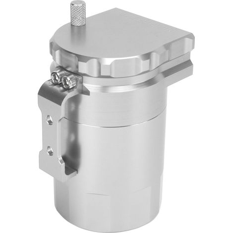 Réservoir de récupération d'huile en alliage d'aluminium, séparateur de carburant, piège à carburant, remplacement pour Chevy Silverado 1500 argenté (1/5)