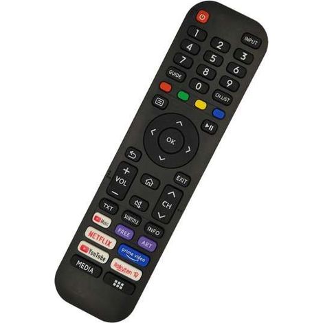 Telecommande de replacement pour TV Schneider GMSCLED43UV102 (DVB-PM1430212HCATSBI) (1/2)