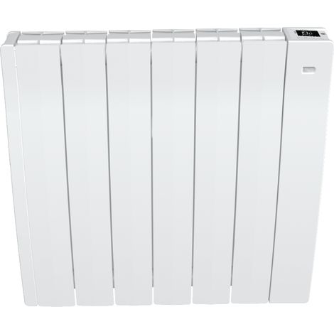 Radiateur à inertie fluide 1000W – Connecté avec régulation PID – Surface de chauffe 9 à 10m² – Fixation murale rapide