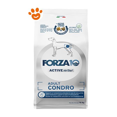 Forza10 Dog Active VetDiet Adult Condro - Sacco 10 Kg - Cibo Secco Cani
