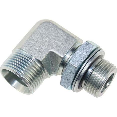 Connettore a gomito 90° BSP 3/8/3/8 (1/2)