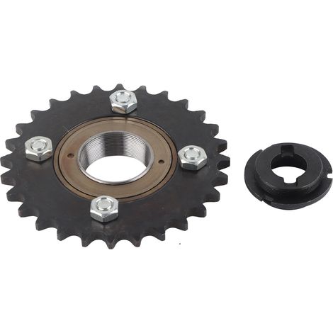 Jeu de pignons 28T en acier pour vélo modifié et vélo électrique, plateau et pignon de vélo. (1/5)