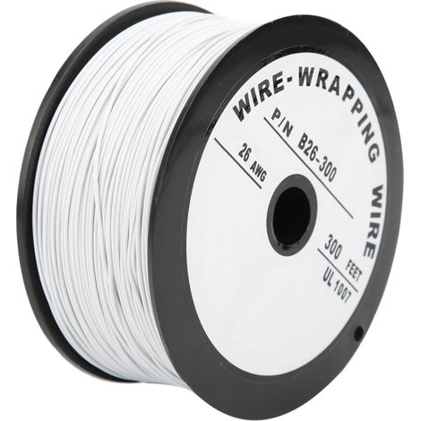 Cable eléctrico aeronáutico UL1007 – Cobre estañado de 26 AWG, 100 metros – Cables de conexión de alta fiabilidad