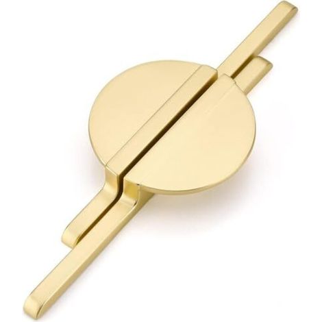 Kitchen cabinet handles, 64 mm hole spacing, gold-colored, kitchen handles, kitchen door handles, drawer handles