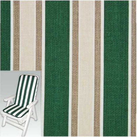 Cuscino Multiriga Verde Sedia Alto 70+42X44X3 Xtra (1/3)