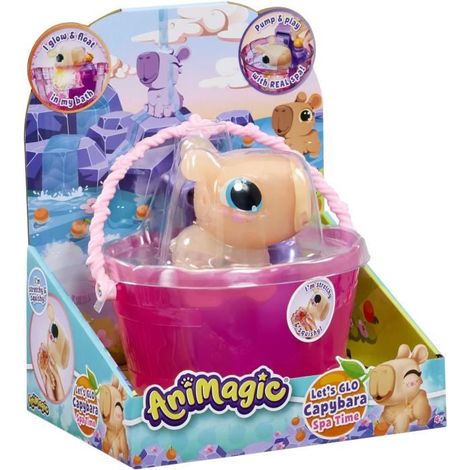 Animagic - GOLIATH - Allons au spa Glo Capybara - Animal interactif - Marron (1/5)