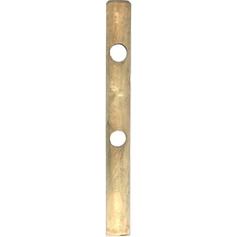 Pali di legno IMPREGNATI lavorati con 2 fori diam. cm.14 lungh. cm.150 8pz