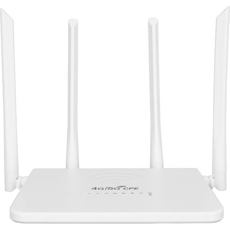 Routeur 4G LTE R103 CPE WiFi Portable 300 Mbps, 4 Antennes 5dBi, Slot pour Carte SIM Débloqué, Compatible Asie, Alimentation 100‑240V UE