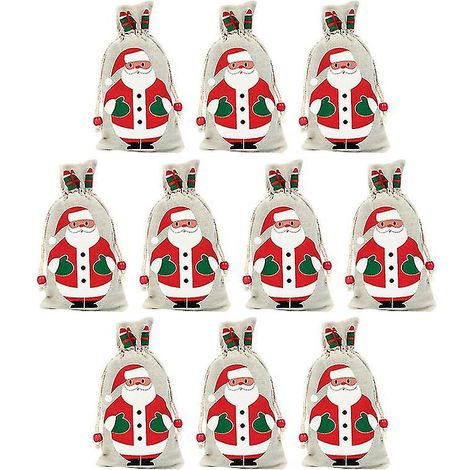 10 sachets de bonbons de Noël pour enfants (1/3)