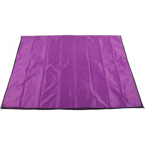 Rechteckiges, faltbares Sonnensegel für Pool und Garten, UV-Schutz, lila (1/5)