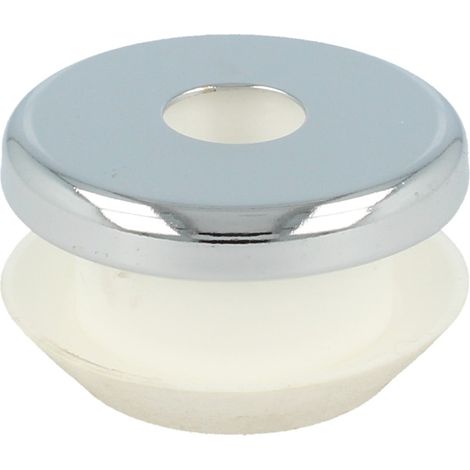STEDO Mület Urinal-Verbinder für Druckspülrohre 12-20 mm weiß, mit Rosette