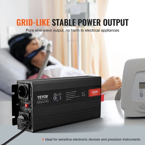 Onduleur à onde sinusoïdale pure - 3000 W onduleur CC 12 V vers (1/5)