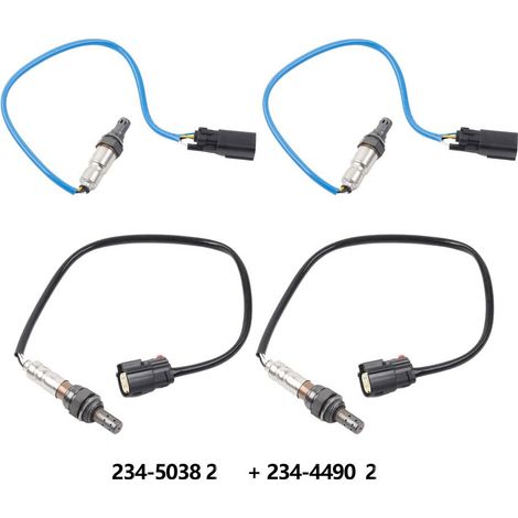 4X sensores de oxígeno para Ford Edge 11-14 Explorer 3.5L Lincoln MKX Mazda CX-9 11-15,234-5038 234-4490 234-4489 (1/5)