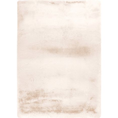 Tapis shaggy ivoire ultra doux et dense 48 mm - 150 x 80 cm (1/5)