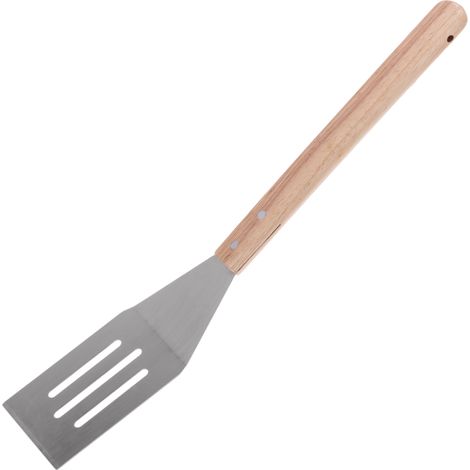 PrimeMatik - Spatule à burger fendue en acier inoxydable de 17 po (1/5)