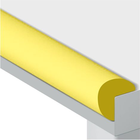 Bandes de Sécurité en Mousse - Protection de Bord en Forme L, Bande Anti-Collision Auto-Adhésive pour Enfants, Table, Chaise, Banc, TV, Meubles, Lit (Couleur : Jaune, Taille : Unique)
