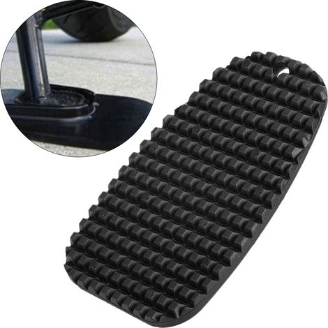 Lot pied d'appui moto universel, plaque support béquille latérale pour sol meuble, stationnement extérieur (1/5)