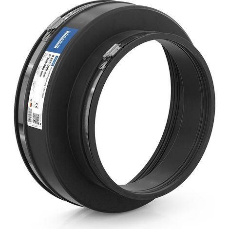 CR Adapterkupplung CAC 3859, bis 0,6 bar (360-385mm auf 265-290mm), EPDM / V2A