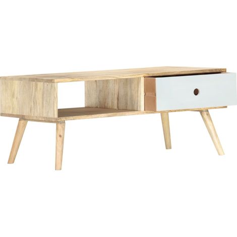 Maison Exclusive - Tavolino da Salotto 90x50x40 cm in Legno Massello di Mango