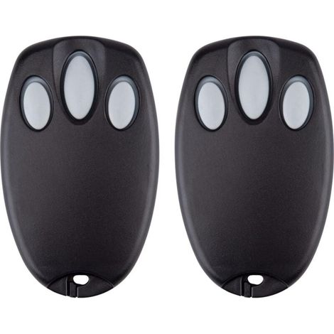 Lot de 2 télécommandes de rechange pour porte de garage Chamberlain Liftmaster Motorlift 94335E,84335E, ML700,ML500,ML850,Merlin + C945,C840 Security + émetteur portable 433,92 MHz (1/4)