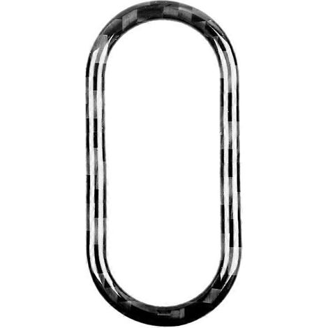 Cache-bouton de commande de témoin lumineux intérieur en fibre de carbone compatible avec les modèles F55, F56, Countryman et F60 (1/5)