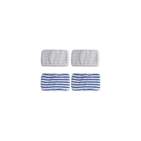4 Ersatz-Mikrofasertücher passend für ROWENTA Clean & Steam ZR005801, ZR005804, ZR850002, Mikrofasermopp, Rowenta Clean & Steam Reinigungstuch - Crezuo