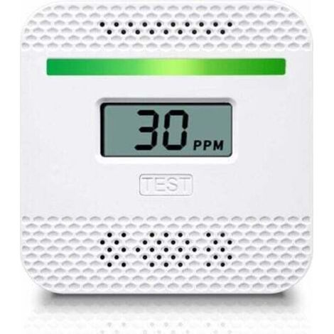 Détecteur de monoxyde de carbone. détecteur de monoxyde de carbone portable avec affichage numérique LCD pour voyage à la maison. alarme de monoxyde de carbone homologuée UL avec capteur électrochimiq