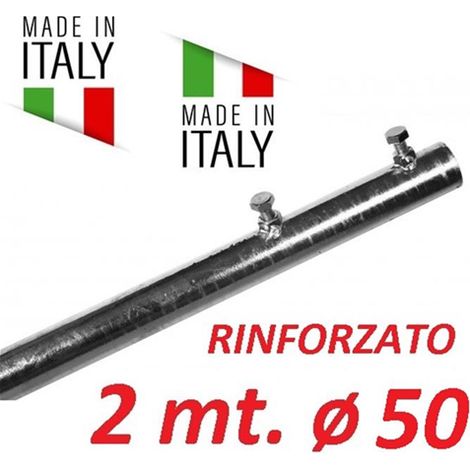 Palo Singolo Rinforzato Antenna 2 Metri 50 Made In Italy Tv Wifi