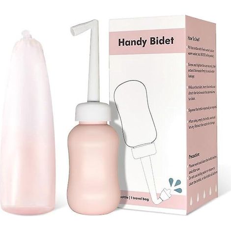 (pink) For Basic Postpartum And Perineal Care, Portable Travel Bidet Set, Inverted Spray Bottle For Postpartum Perineal Recovery And Cleansing 360 (1/4)
