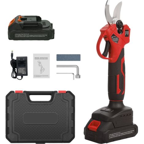 Eosnow 20V Cordless Electric Pruner - 30mm Cutting Capacity - 2 x 2.0Ah Batteries - with Battery and Charger - For Tree and Orchard Branches (1/5)