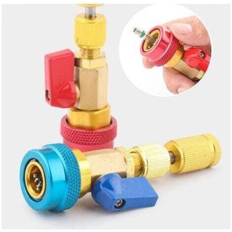 Démonte Remonte obus valve climatisation automobile, valve schrader sous pression: HP ET BP, HVAC, CVC (1/5)