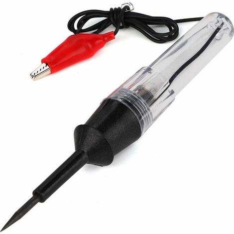 Crayon de test de voiture, sonde de détecteur de testeur de circuit de lampe de stylo de test de tension électrique 6V-12V automatique (1/5)