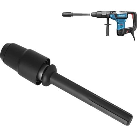 Adattatore da SDS Max a SDS Plus, per martello perforatore su martello perforatore SDS Max (nero) (1/5)
