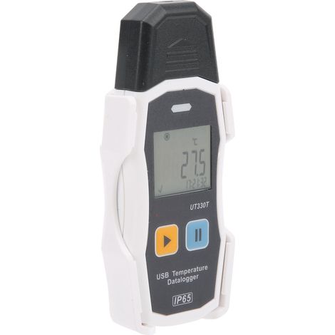 Thermomètre industriel USB UT330T avec enregistreur de température et d'humidité pour une utilisation en intérieur (1/5)